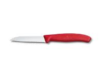 Faca Victorinox Swiss Classic Lâmina Serrilhada Vermelha 8CM - 1