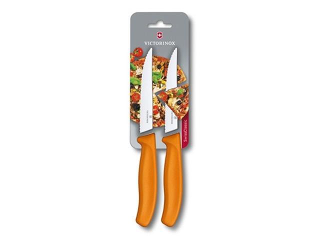 Jogo de Facas para Pizza Victorinox Swiss Classic Laranja 2 Peças - 1