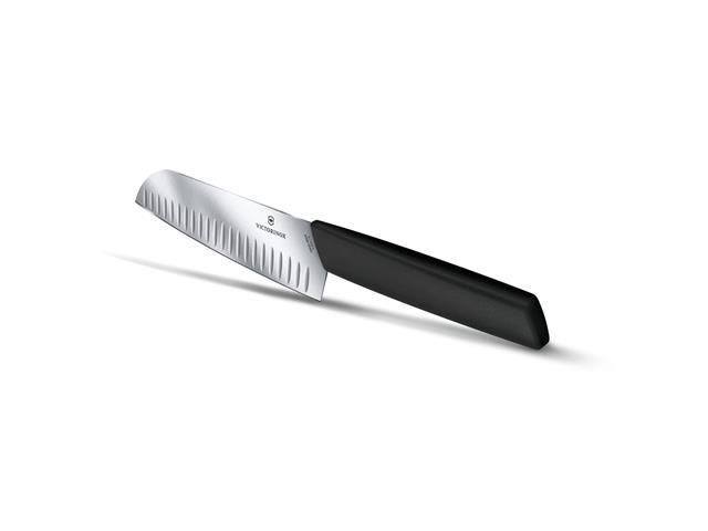 Faca Santoku com Sulcos Victorinox Swiss Classic Preta 17CM - 3