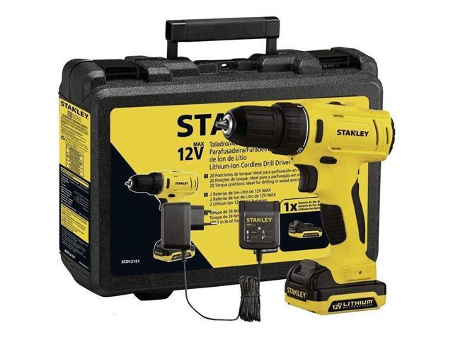 Parafusadeira Furadeira Stanley Sem Fio com Maleta Bivolt - 1