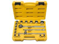 Jogo de Soquetes Estriados Encaixe 1/2" Tramontina com Maleta 17 Peças - 1