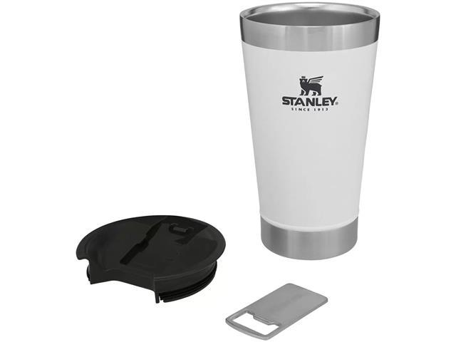 Copo Térmico de Cerveja Stanley com Tampa Branco Polar 473ML - 1