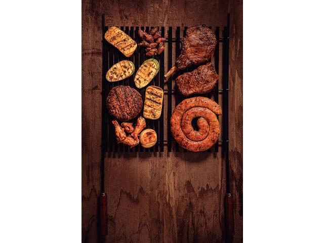 Grelha Tramontina Churrasco Black em Aço Carbono com Cabos de Madeira - 4