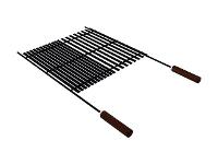 Grelha Tramontina Churrasco Black em Aço Carbono com Cabos de Madeira - 1