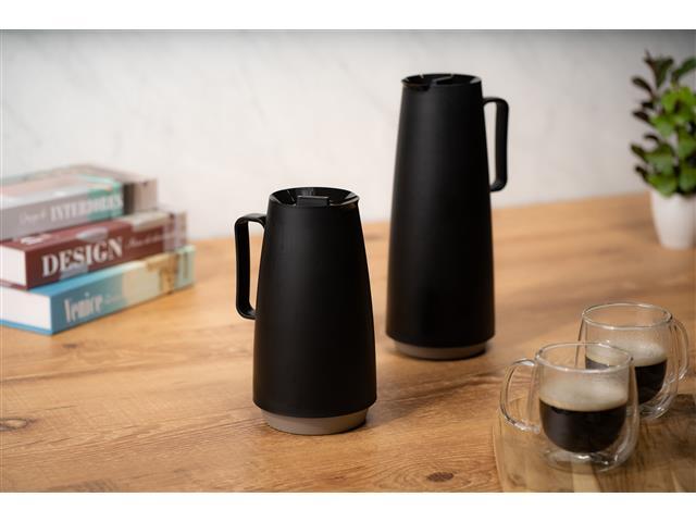 Bule Térmico Tramontina Exata Ampola de Vidro 1 Litro Preto - 2