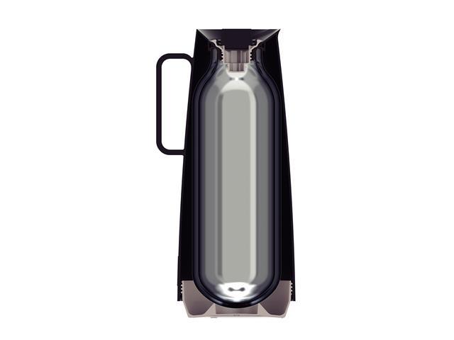 Bule Térmico Tramontina Exata Ampola de Vidro 1 Litro Preto - 3