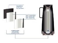 Bule Térmico Tramontina Exata Ampola de Vidro 1 Litro Preto - 4