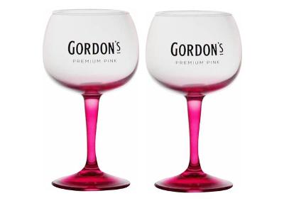 Jogo de Taças para Gin Gordon's Pink 2 Peças de 600ML