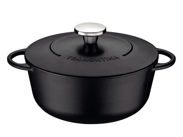 Caçarola Tramontina Trento em Ferro Esmaltado Antiaderente 24CM 4 Lts - 1