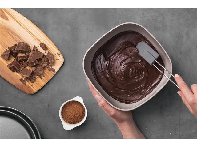 Espátula Tramontina Moldê em Silicone Cinza com Cabo de Aço Inox - 2