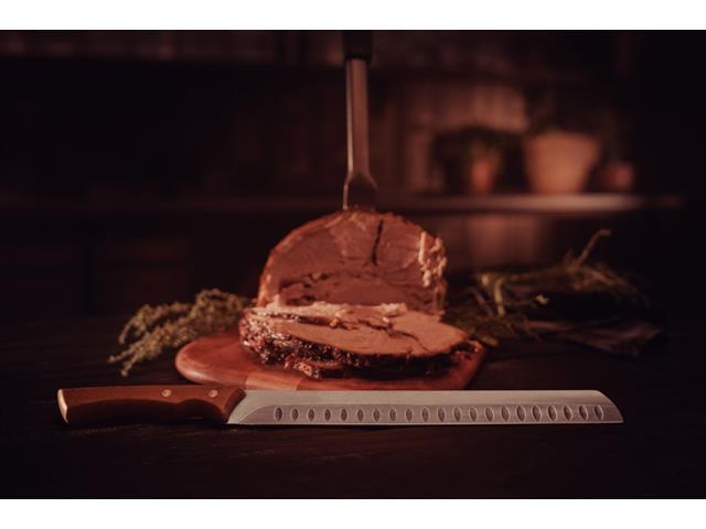 Faca para Fatiar Tramontina Churrasco Black e Cabo de Madeira 12" - 3