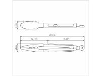 Pegador Multiuso Tramontina Moldê em Silicone Cinza e Aço Inox 29CM - 4