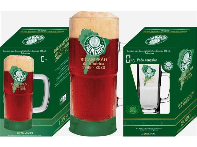 Caneca de Chopp Zero Grau Palmeiras Bicampeão das Américas 355ML - 1