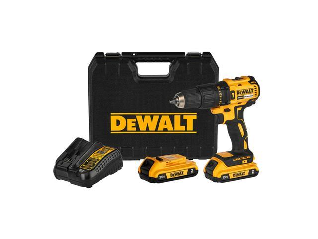 Parafusadeira Furadeira DeWalt 1/2" com Carregador 2 Bateria e Maleta - 1