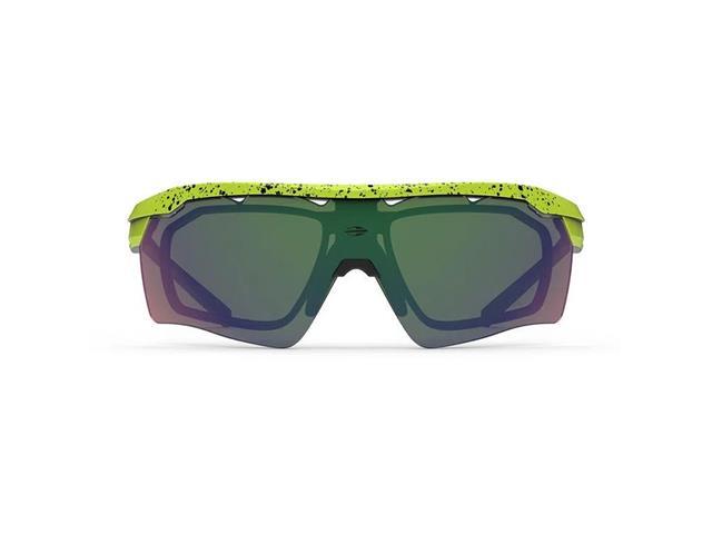 Óculos de Sol Unissex Mormaii Smash 2 Amarelo Fluor Lente Verde Revo - 3
