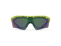 Óculos de Sol Unissex Mormaii Smash 2 Amarelo Fluor Lente Verde Revo - 3