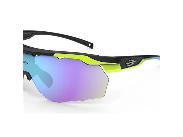 Óculos de Sol Unissex Mormaii Smash Preto com Amarelo Limão - 3