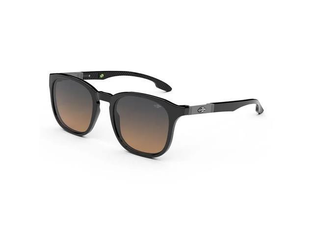 Óculos de Sol Unissex Mormaii Vancouver Preto Lente Laranja Degradê - 1