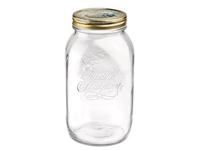 Pote de Vidro Bormiolli Rocco Quattro Stagioni 1,5 Litros