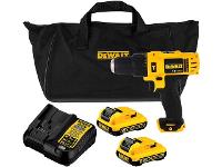 Parafusadeira Furadeira de Impacto 3/8" 10mm DeWalt com 2 Baterias - 1