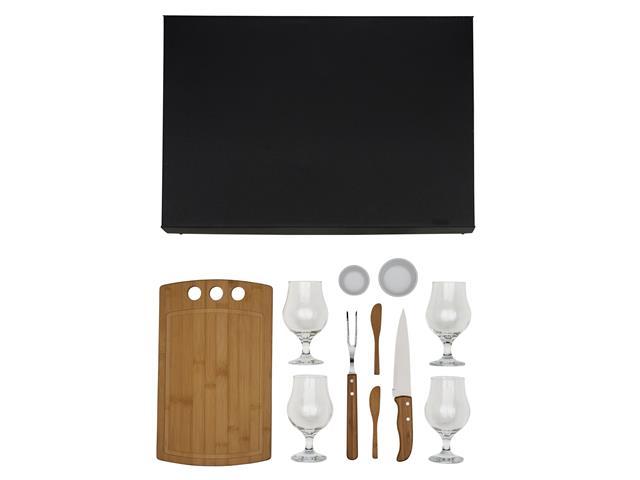 Kit Churrasco, Petisco e Cerveja Welf 11 Peças com Tábua 2 em 1 - 3