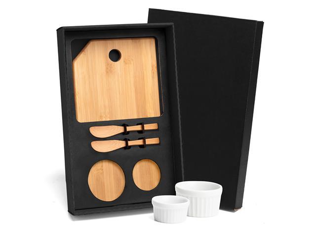 Kit para Petisco com Tábua, Espátulas e Ramekins Welf 5 peças - 1