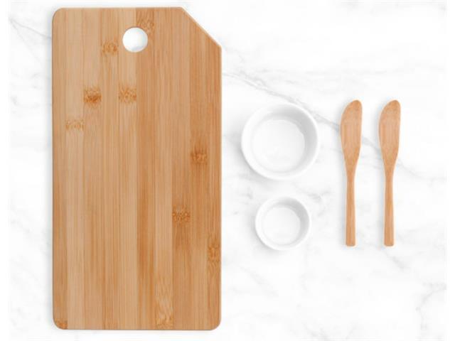 Kit para Petisco com Tábua, Espátulas e Ramekins Welf 5 peças - 2