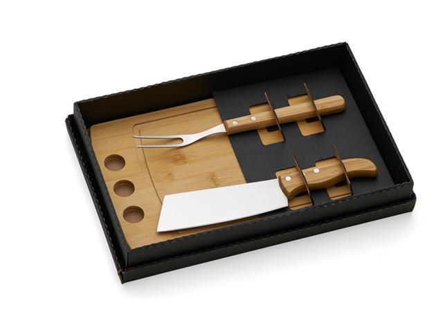 Kit para Churrasco e Cozinha em Bambu/Inox Welf 3 Peças - 2