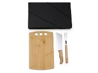 Kit para Churrasco e Cozinha em Bambu/Inox Welf 3 Peças - 3