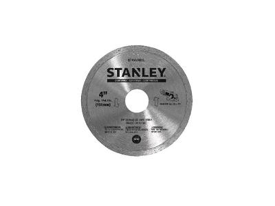 Disco Diamantado 4" Stanley 105mm Furo Uso Serra Mármore Contínuo