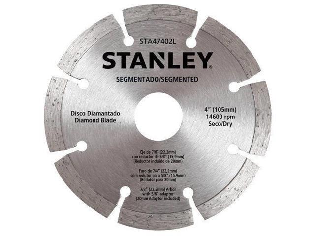 Disco Diamantado 4" Stanley 105mm Uso Serra Mármore Segmentado - 1