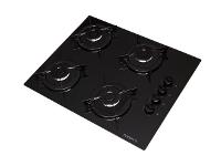 Cooktop Fogatti Mesa de Vidro Preto Esmaltado Bivolt 4 Bocas - 1