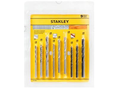 Conjunto de Brocas Stanley 9 Peças