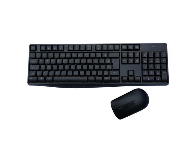 Teclado e Mouse Multilaser Bulk Sem Fio 2.4 Ghz USB Preto TC269 - 2