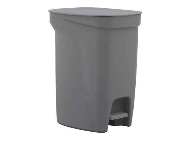 Lixeira Tramontina Compact 10 Litros Cinza - 1