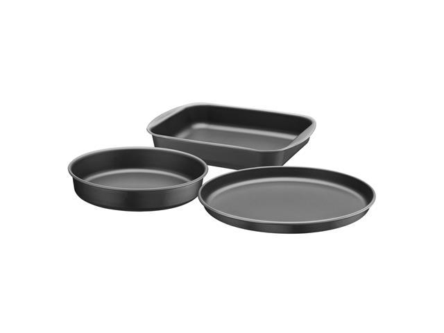 Jogo de Assadeiras Tramontina Brasil Antiaderente Max Grafite 3 Peças - 1