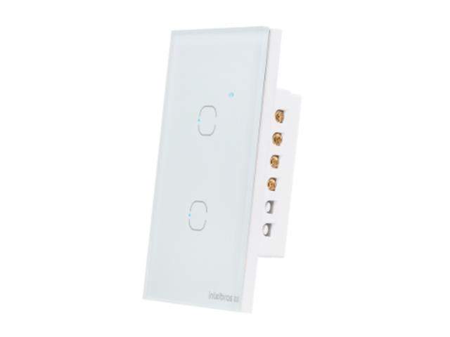 Interruptor Smart Wi-Fi Touch 2 Tecla Intelbras EWS 1002 Branco - 2