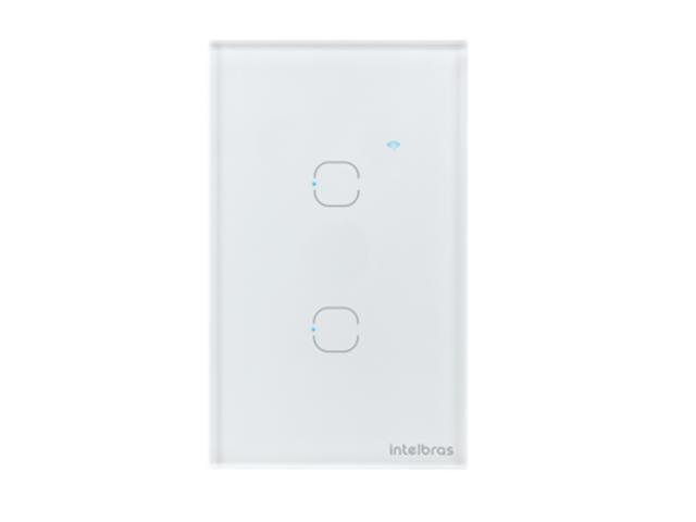 Interruptor Smart Wi-Fi Touch 2 Tecla Intelbras EWS 1002 Branco - 3