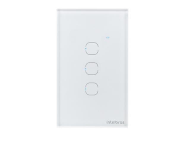 Interruptor Smart Wi-Fi Touch 3 Tecla Intelbras EWS 1003 Branco - 2