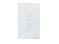 Interruptor Smart Wi-Fi Touch 3 Tecla Intelbras EWS 1003 Branco - 2