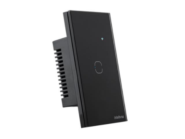 Interruptor Smart Wi-Fi Touch 1 Tecla Intelbras EWS 1001 Preto - 1