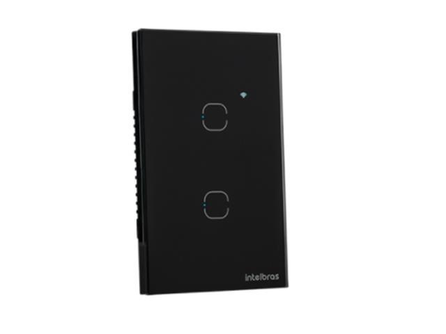 Interruptor Smart Wi-Fi Touch 2 Tecla Intelbras EWS 1002 Preto - 4