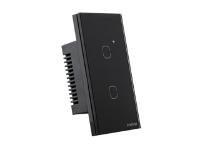 Interruptor Smart Wi-Fi Touch 2 Tecla Intelbras EWS 1002 Preto - 1