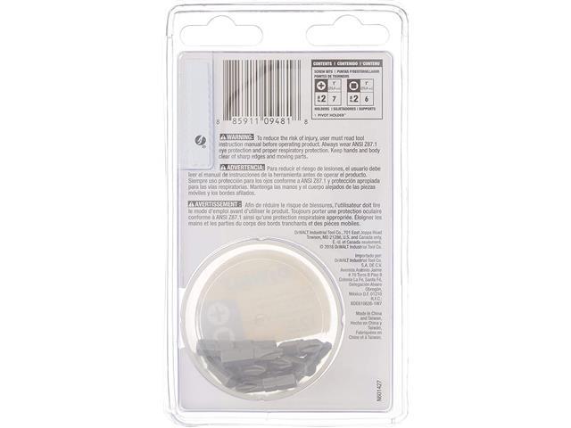 Adaptador Angular para Parafusadeira 14 peças Dewalt DWPVTC14 - 2