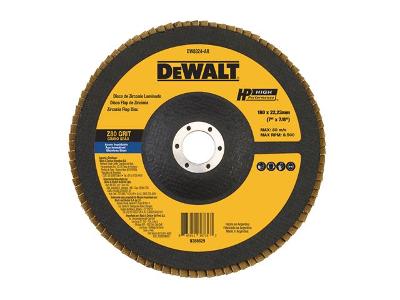 Disco Flap Fibra Cônico Dewalt 7" x 7/8" Z80 DW8324-AR