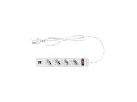 Filtro de Linha Intelbras com 4 Tomadas e 2 USB EPE 204 Branco - 1