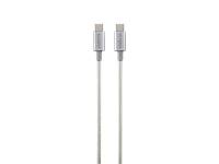 Cabo USB-C Duplo Intelbras 1,5m Nylon EUCC 15NB Branco - 3