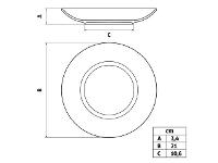 Prato Fundo Tramontina Jacqueline HS em Porcelana Branca 21CM - 4