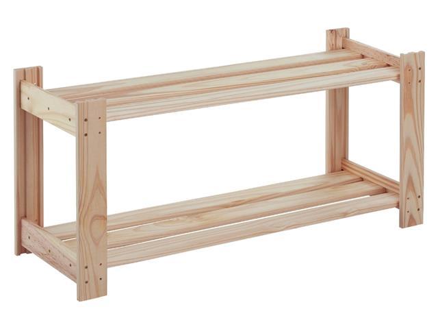 Estante Tramontina Modulare em Madeira Pinus com 2 Prateleiras - 1