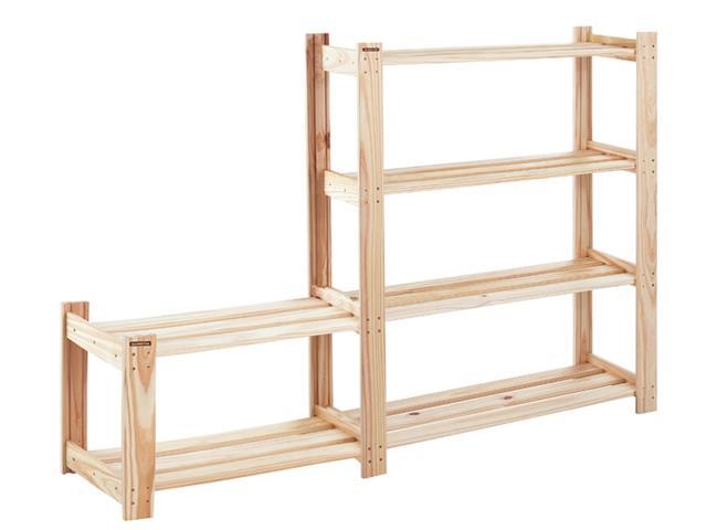 Estante Tramontina Modulare em Madeira Pinus com 2 Prateleiras - 2